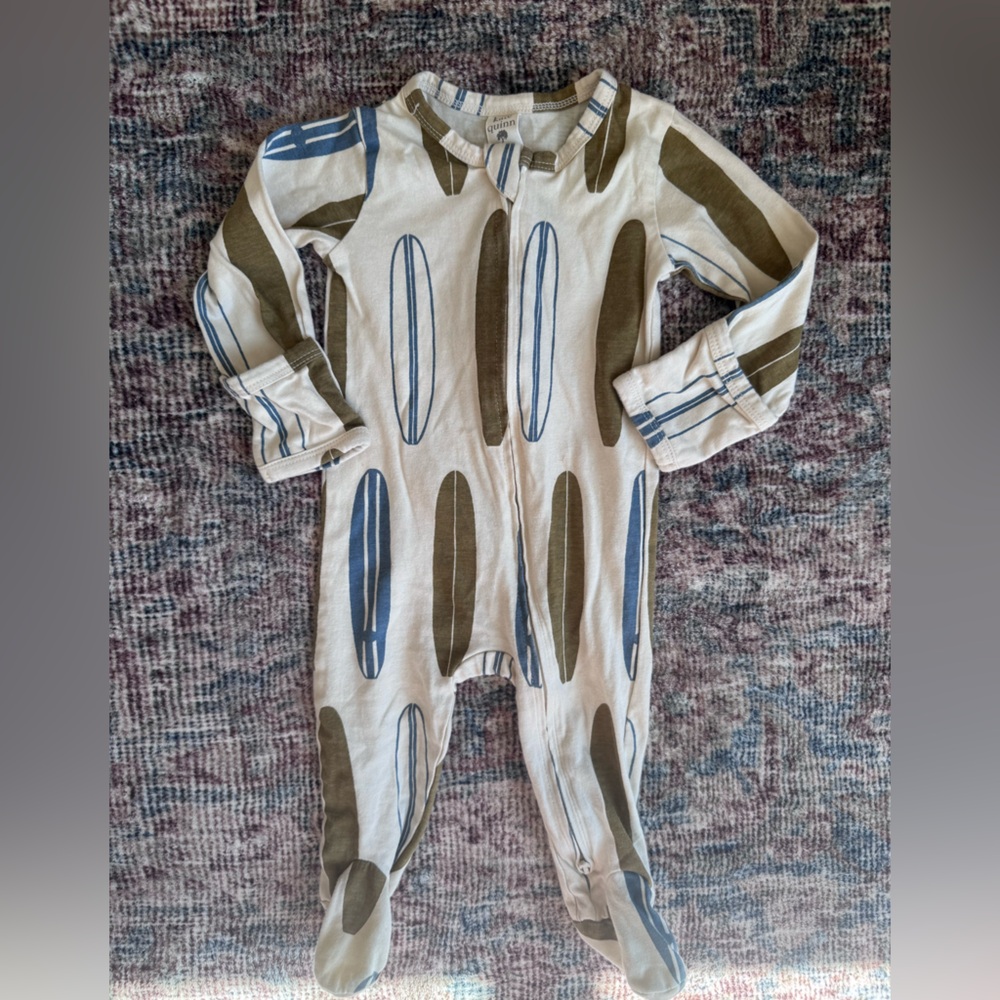 Kate Quinn Organic Cotton Onesie with surfboards